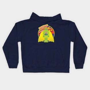 Nerfman Flying Hero Kids Hoodie